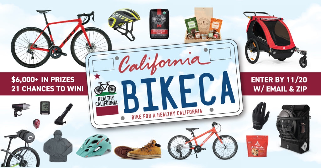 Sign up for information about the new Bike CA License Plate and win a prize!