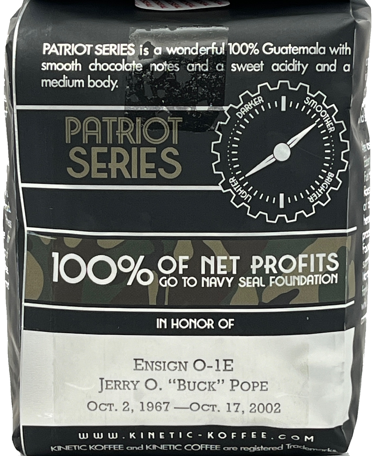 Frog Fuel Patriot Series - Ensign O-1E Jerry O. “Buck” Pope II