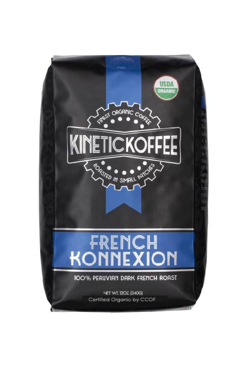 Kinetic Koffee French Konnexion- 100% Peruvian Dark French Roast